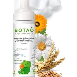 Botão Baby Gentle Foaming Shampoo & Body Wash - 7.4 oz